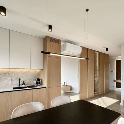 Alquiler de un elegante apartamento amueblado de 3 habitaciones, 60 m², Varsovia, Polonia